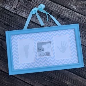 Baby blue picture frame